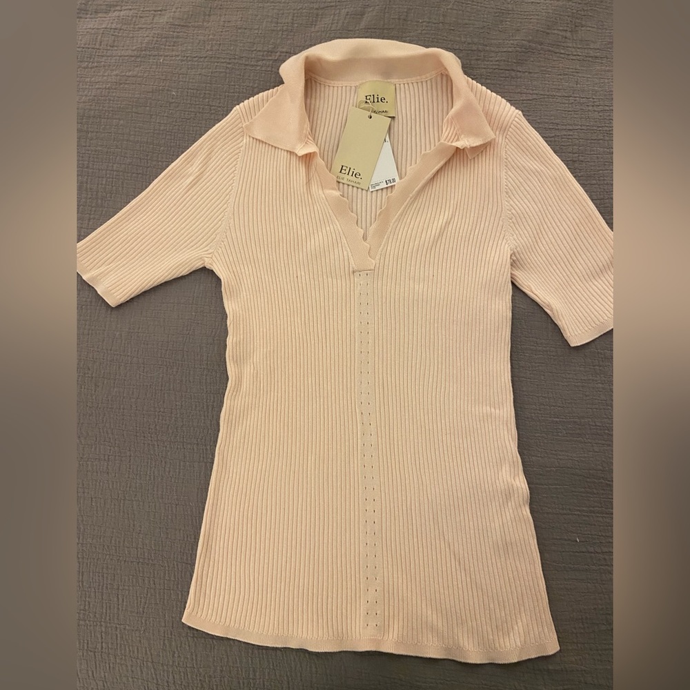 Elie by Elie Tahari Polo Sweater